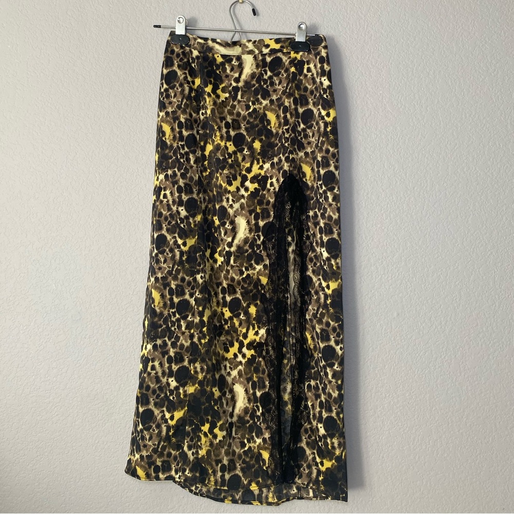 Urban Outfitters Animal Print Maxi Skirt